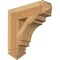 Ekena Millwork Merced Arts & Crafts Rough Sawn Bracket, Western Red Cedar, 6"W x 24"D x 24"H BKT06X24X24MRC03RWR - alternate 1